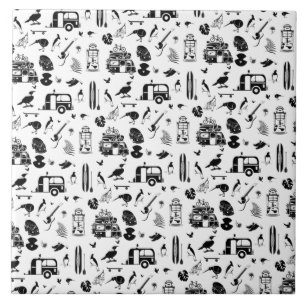 Kiwi Sommermuster TRANS Fliese