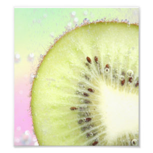 Kiwi splash fotodruck