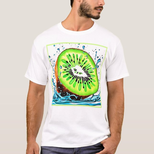Kiwi Splash of Freshness T-Shirt (Vorderseite)