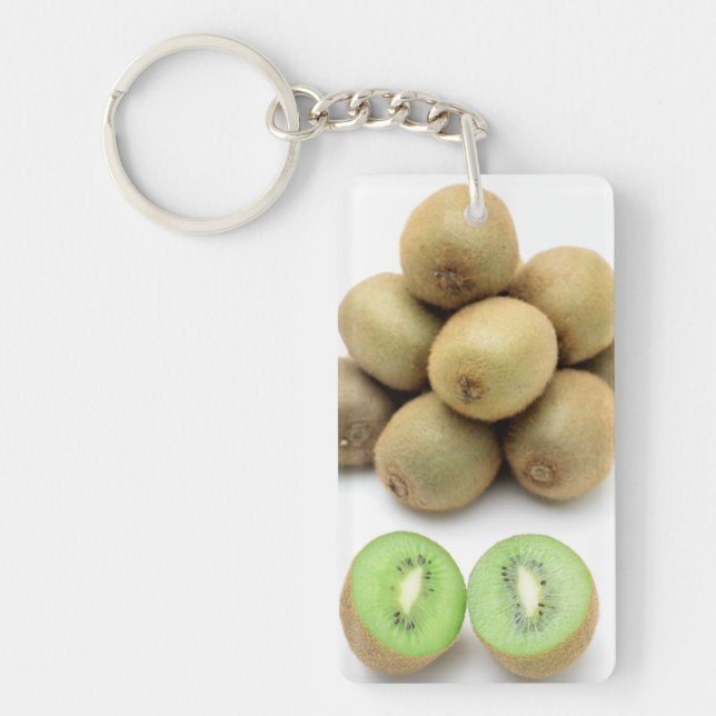Kiwi-Stillleben Schlüsselanhänger (Vorderseite)