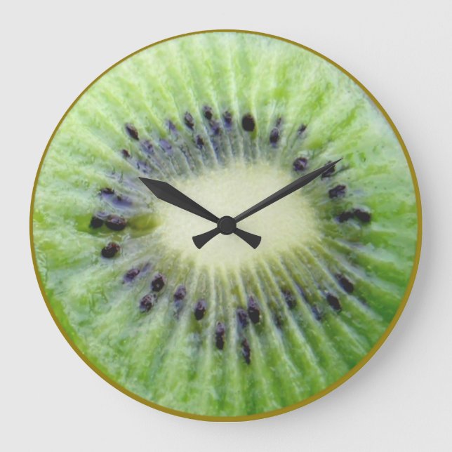 Kiwi-Uhr Große Wanduhr (Vorderseite)