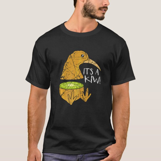 Kiwi-Vogel-Frucht T-Shirt (Vorderseite)