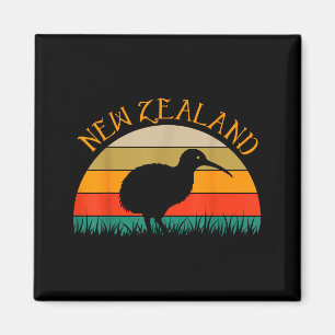 Kiwi Vogel Nz Reise Neuseeländer Neuseeland Magnet