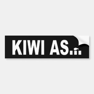 Kiwi was jedermann anbetrifft von Neuseeland Autoaufkleber