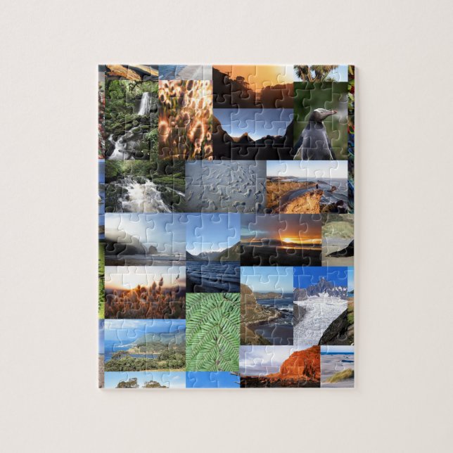 Kiwiana Neuseeland Natur landschaftliche Montage (Vertikal)