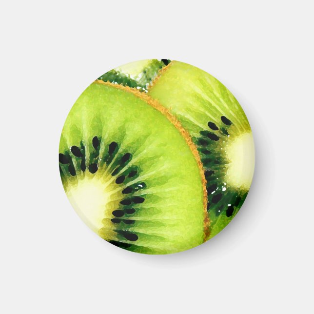 Kiwifruit-Kühlschrankmagnet Magnet (Vorne)