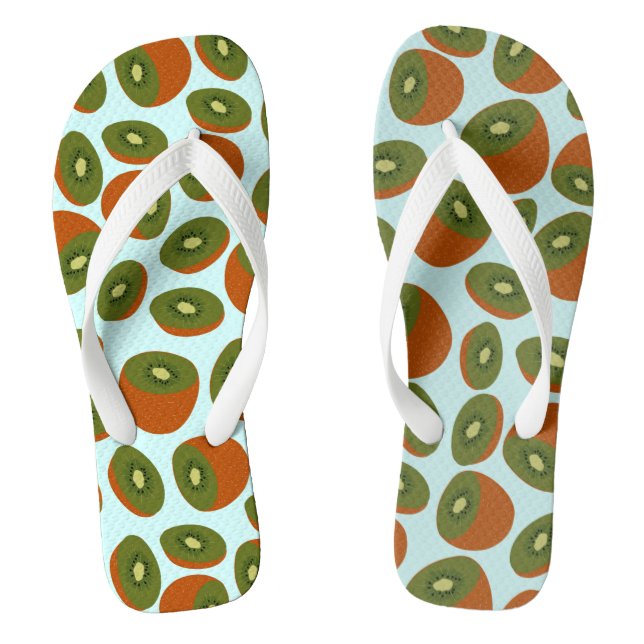 Kiwifruit Pattern Flip Flops (Fußbett)
