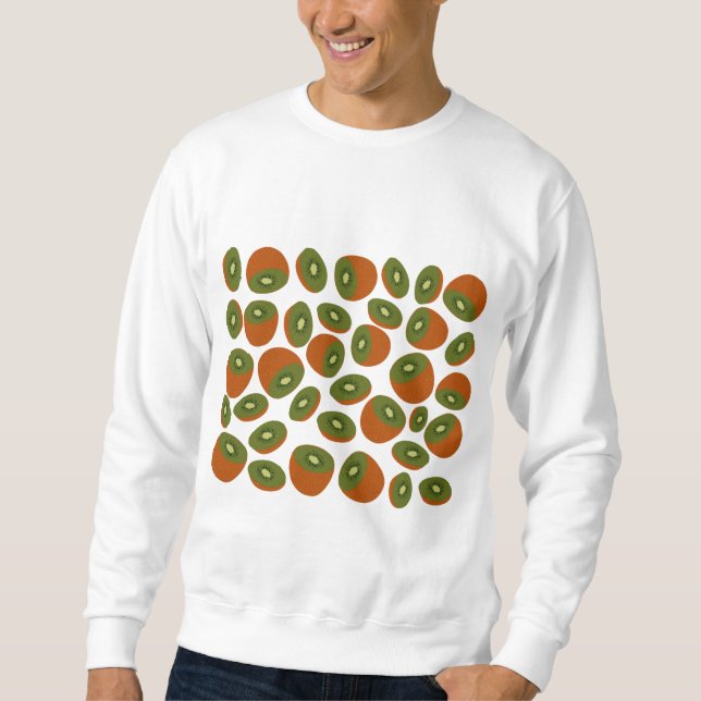 Kiwifruit Pattern Sweatshirt (Vorderseite)