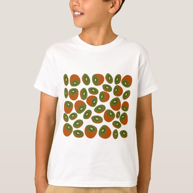 Kiwifruit Pattern T-Shirt (Vorderseite)