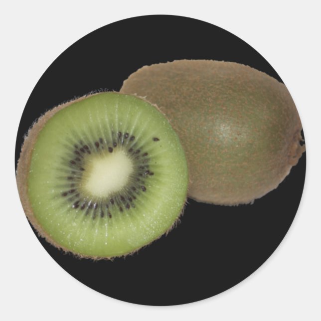 Kiwis Runder Aufkleber (Vorderseite)