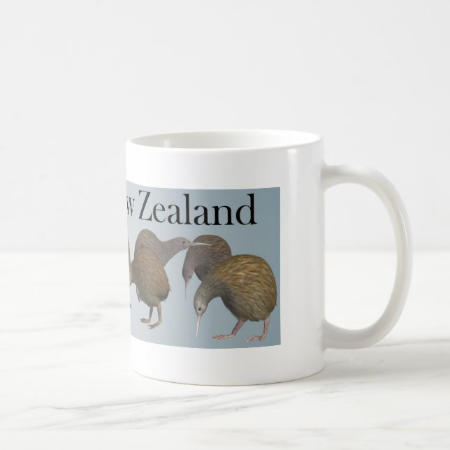 Kiwis von Neuseeland-Tasse Kaffeetasse (Rechts)