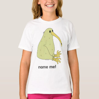 Kiwivogel-Wecker-T - Shirt des Mädchens