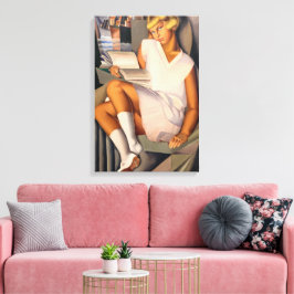 Kizette en Rose | Tamara de Lempicka | Leinwanddruck