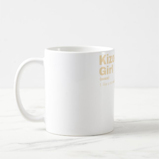 Kizomba  Girl - Kizomba  Kaffeetasse (Links)