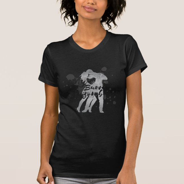 Kizomba Tanz T-Shirt (Vorderseite)