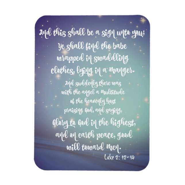 KJV Christmas Magnet (Vertikal)