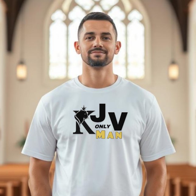 KJV Only Man - Crowned Lion T-Shirt (Von Creator hochgeladen)
