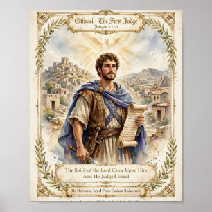 KJV-Othniel Der erste Richter - Richter 3:7-11 Pos Poster