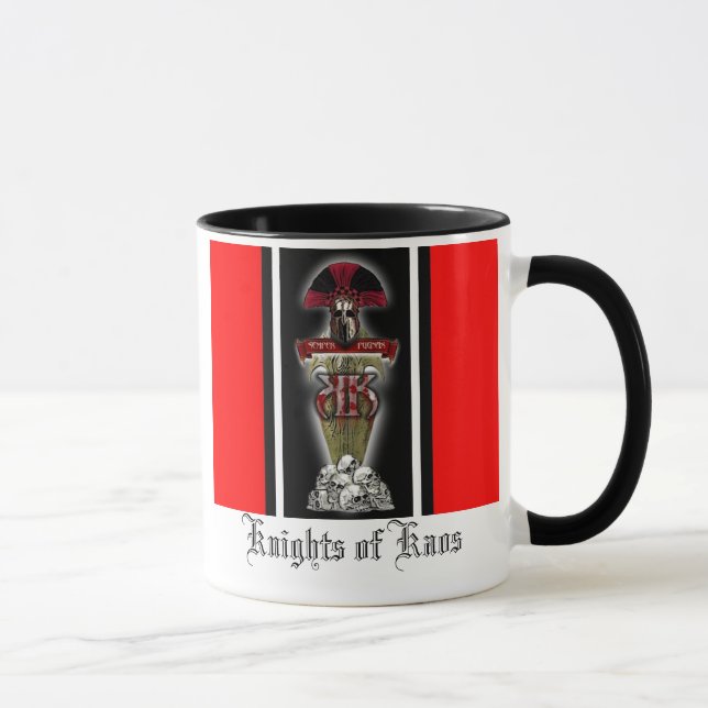 =KK=, Ritter von Kaos, Semper Pugnax Tasse (Rechts)