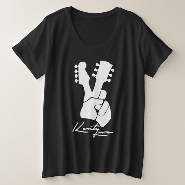 KL-Logo-T - Shirt für Frauen in Plus-Größe (Design vorne)