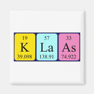 Klaas Periodenmagnet Magnet