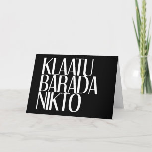 KLAATU BARADA NIKTO KARTE