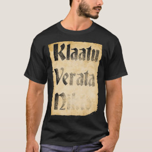 Klaatu Verata Necktie T-Shirt