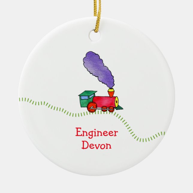 Klackbahn Keramikornament (Vorne)