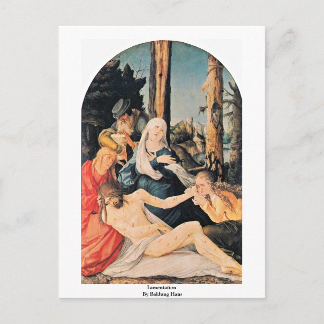 Klage von Baldung Hans Postkarte (Vorderseite)