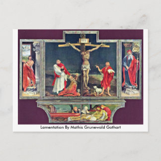 Klage von Mathis Grunewald Gothart Postkarte
