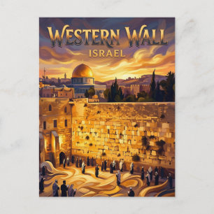 Klagemauer Israel Postkarte