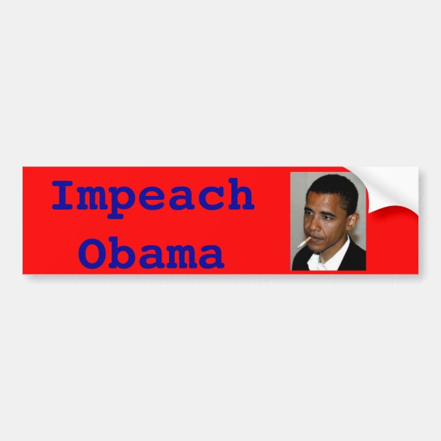 Klagen Sie Obama an Autoaufkleber (Vorne)