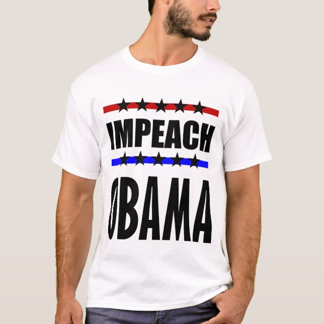 Klagen Sie Obama an T-Shirt (Vorderseite)