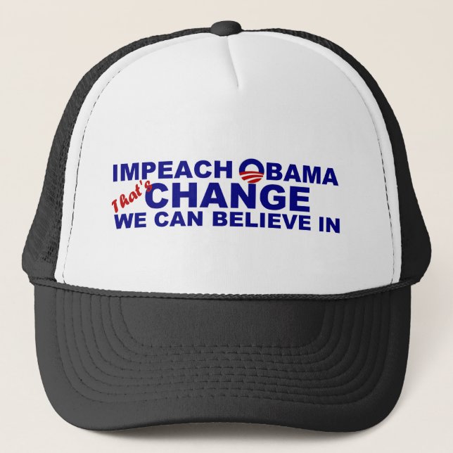 Klagen Sie Obama an Truckerkappe (Vorderseite)