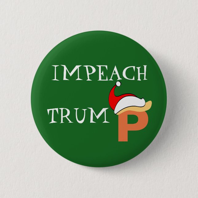 Klagen Sie Trumpf an Button (Vorderseite)
