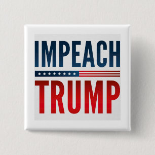Klagen Sie Trumpf-Knopf an Button