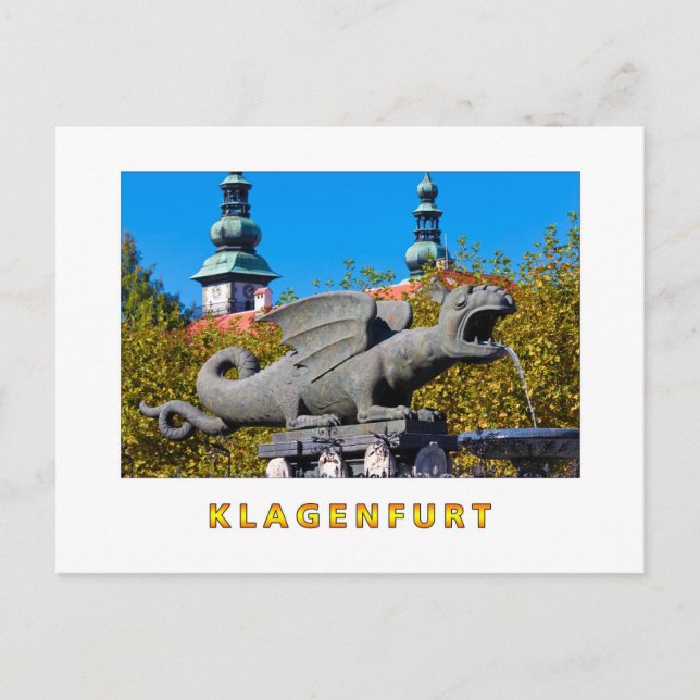 Klagenfurt 001C Postkarte (Vorderseite)