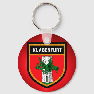 Klagenfurt-Flagge Schlüsselanhänger