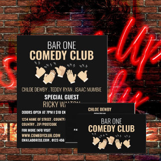 Kläger, Comedian, Comedy Club Visitenkarte