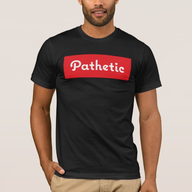 Kläglicher lustiger T - Shirt-Quadrat-Entwurf T-Shirt (Vorderseite)