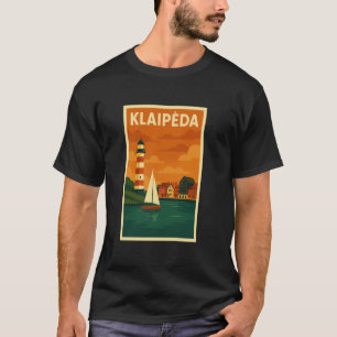 Klaipeda Schöne Landschaft Klaipeda Reise Litauen T-Shirt