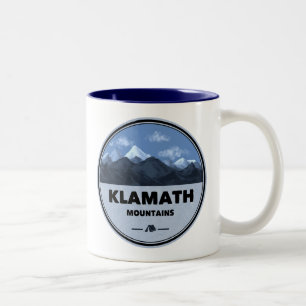 Klamath Mountains Kalifornien Oregon Camping Zweifarbige Tasse
