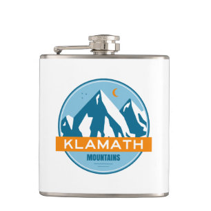Klamath Mountains Kalifornien Oregon Flachmann