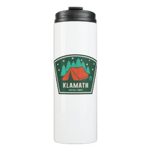 Klamath National Forest Camping Thermosbecher