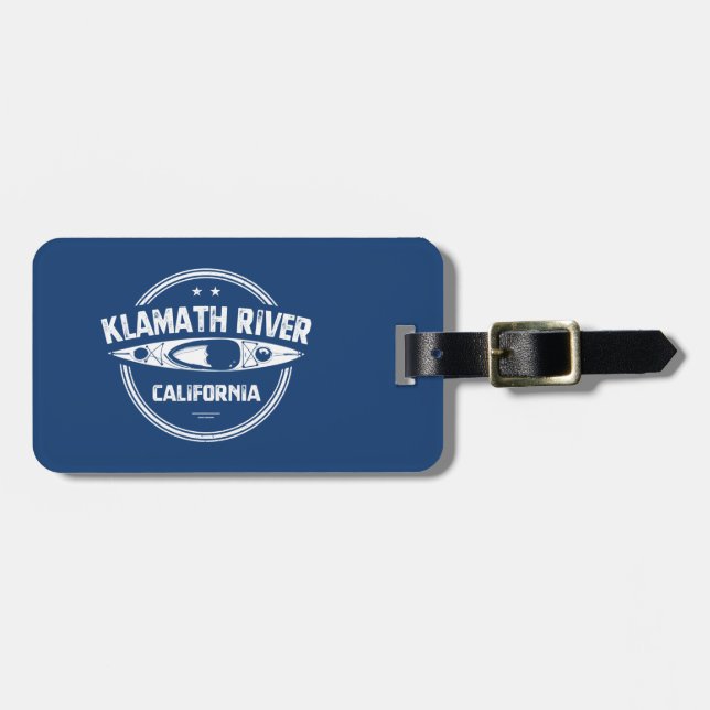 Klamath River, Kalifornien Gepäckanhänger (Vorderseite horizontal)