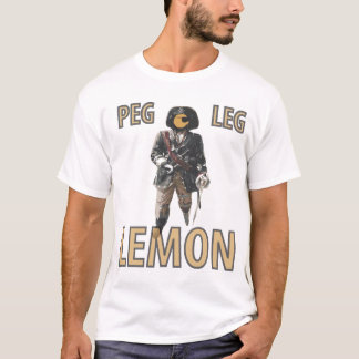 Klammer-Bein-Zitrone T - Shirt