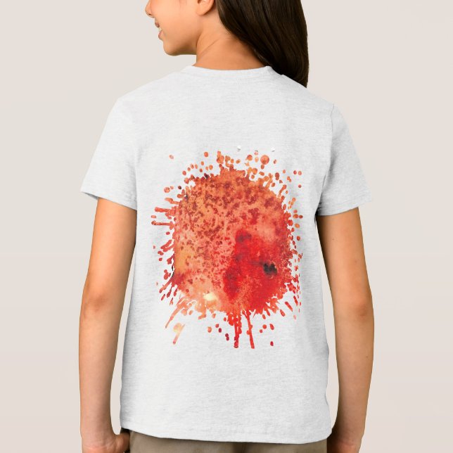 Klammern Tri-Blend Shirt (Rückseite)