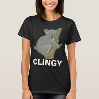 Klammernde Freundin Koala-Bär T-Shirt