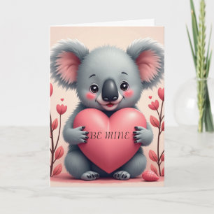 Klapp-Valentinskarte mit Koala-Liebe Feiertagskarte