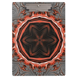 Klappe Kaleidoskop Flames Klemmbrett